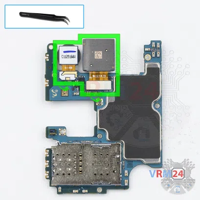 How to disassemble Samsung Galaxy A72 SM-A725, Step 17/1