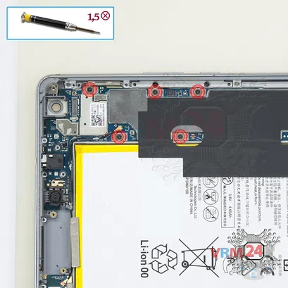 Как разобрать Huawei MediaPad M3 Lite 8", Шаг 19/1