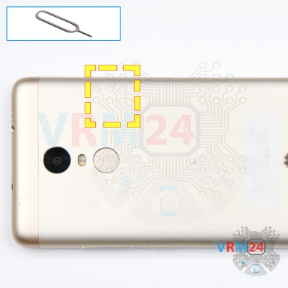Como desmontar Xiaomi RedMi Note 3 Pro SE por si mesmo, Passo 2/1