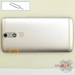 Как разобрать ZTE Axon Mini, Шаг 1/1