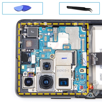 How to disassemble Samsung Galaxy S21 Ultra SM-G998, Step 15/1