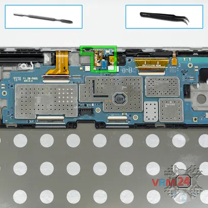Cómo desmontar Samsung Galaxy Note Pro 12.2'' SM-P905, Paso 19/1