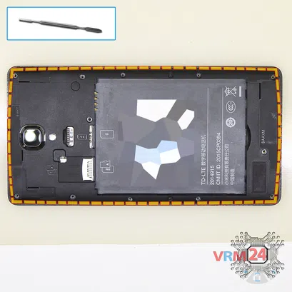 How to disassemble Xiaomi RedMi Note 1S, Step 4/1