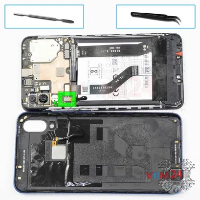 How to disassemble Meizu Note 9 M923H, Step 6/1