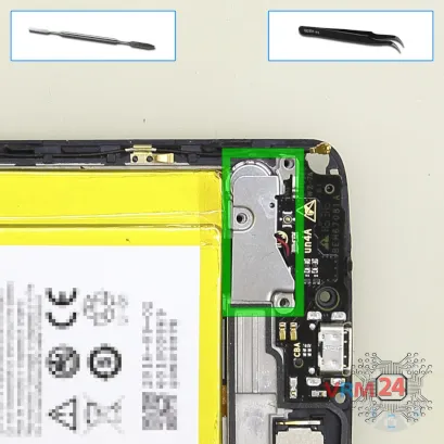 How to disassemble ZTE Axon 7 Mini, Step 11/1