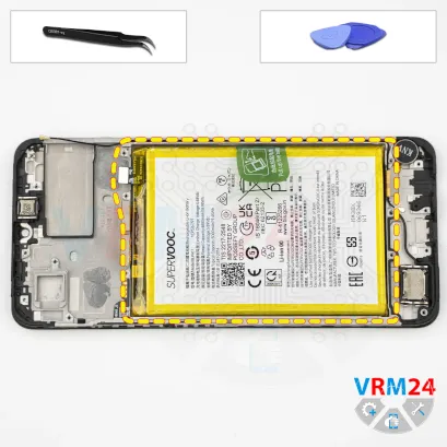 How to disassemble Realme C53, Step 15/1