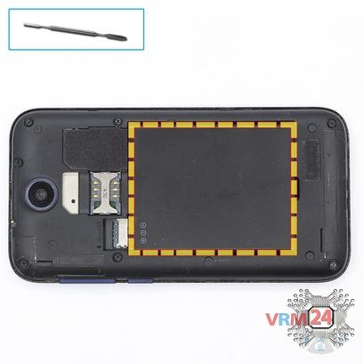 How to disassemble HTC Desire 310, Step 2/1