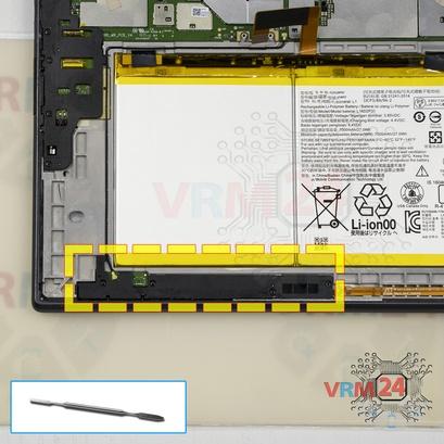 How to disassemble Lenovo Tab 4 Plus TB-X704L, Step 6/1
