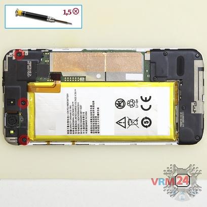 How to disassemble ZTE Blade S6, Step 3/1