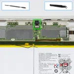 Как разобрать Huawei MediaPad M2 10'', Шаг 15/1