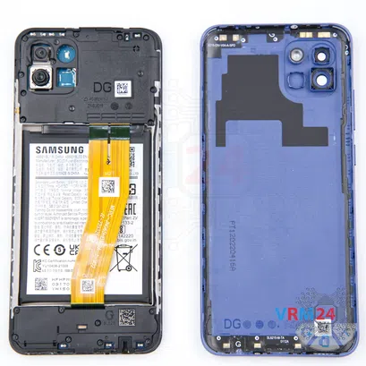 Como desmontar Samsung Galaxy A03 SM-A035 por si mesmo, Passo 3/2