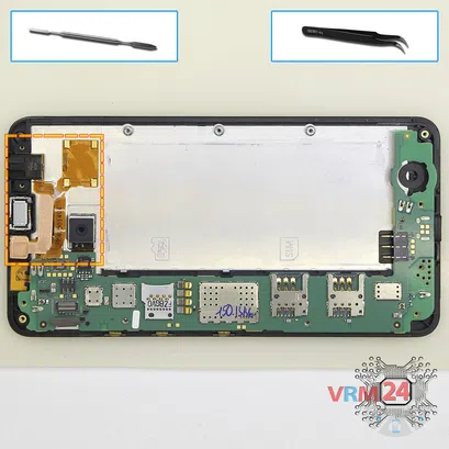 How to disassemble Microsoft Lumia 640 XL RM-1062, Step 7/1