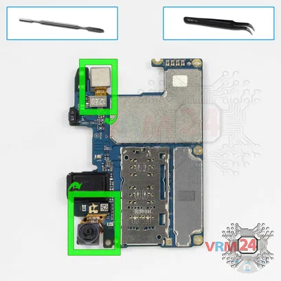 Cómo desmontar Samsung Galaxy A11 SM-A115, Paso 17/1