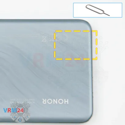 How to disassemble HONOR 200, Step 2/1