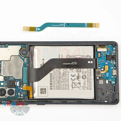 Cómo desmontar Samsung Galaxy A71 5G SM-A7160, Paso 9/2