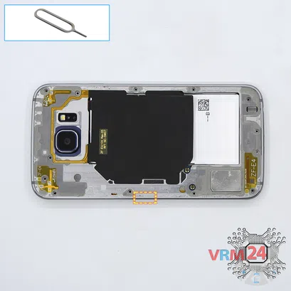 How to disassemble Samsung Galaxy S6 SM-G920, Step 3/1