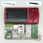 How to disassemble Nokia 6700 slide RM-576, Step 7/1