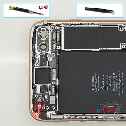 Cómo desmontar Apple iPhone 8 Plus, Paso 15/1
