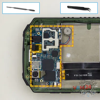 How to disassemble Oukitel K10000 Max IP68, Step 9/1