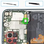 Como desmontar Huawei P40 Lite, Passo 5/1