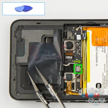 How to disassemble Xiaomi Redmi 14C, Step 9/1