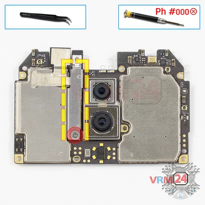 Cómo desmontar Meizu 16X M872H, Paso 14/1