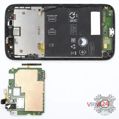 How to disassemble Lenovo A859, Step 9/3