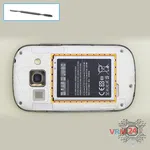 How to disassemble Samsung Galaxy Fame GT-S6810, Step 2/1