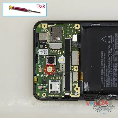 How to disassemble Nokia 2 TA-1029, Step 9/1