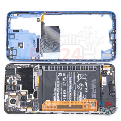 How to disassemble Xiaomi Redmi Note 11, Step 7/2