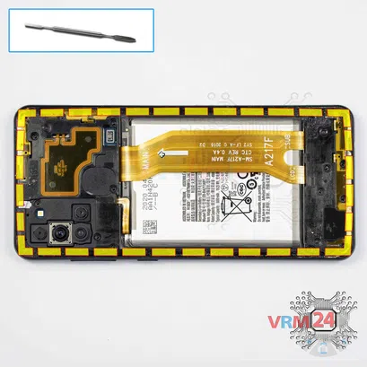 How to disassemble Samsung Galaxy A21s SM-A217, Step 6/1