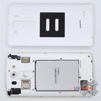 How to disassemble LG G3s D724, Step 1/2