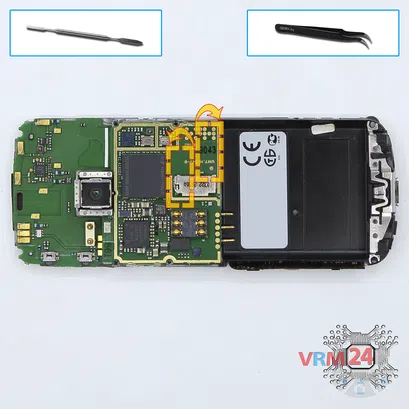 How to disassemble Nokia 6700 Classic RM-470, Step 11/1