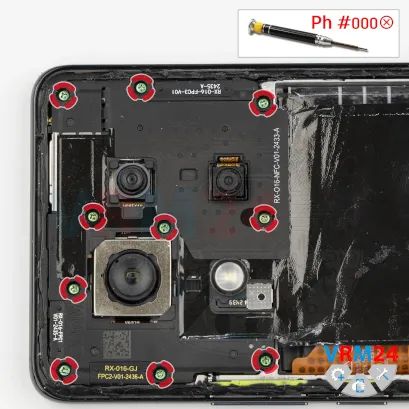 How to disassemble Xiaomi Redmi Note 14 Pro, Step 4/1