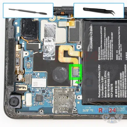 How to disassemble Google Pixel 2 XL, Step 8/1