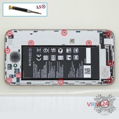 How to disassemble LG X Power 2 M320, Step 3/1