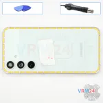 How to disassemble Samsung Galaxy S24 FE SM-S721, Step 3/1