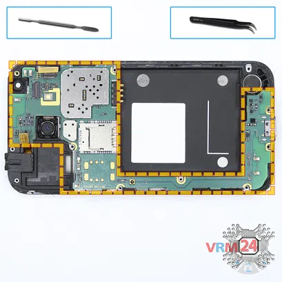 How to disassemble Samsung Galaxy J1 SM-J100, Step 8/1