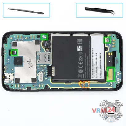 How to disassemble HTC Desire 510, Step 5/1