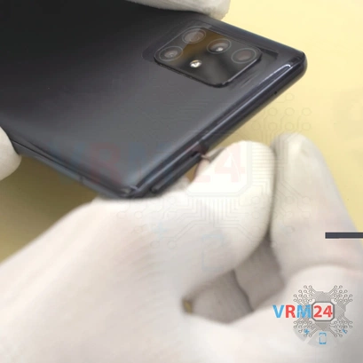 Cómo desmontar Samsung Galaxy A71 5G SM-A7160, Paso 2/3