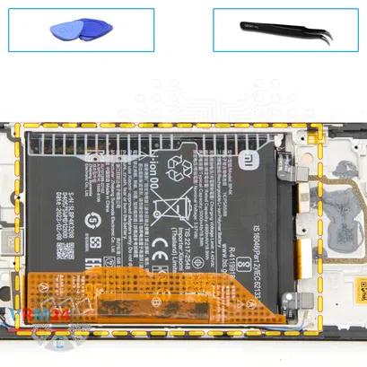 How to disassemble Xiaomi POCO X5 Pro, Step 18/1