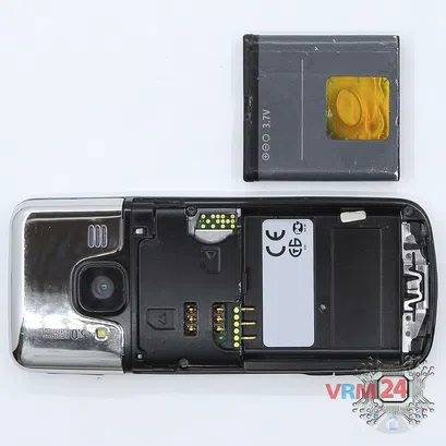 Как разобрать Nokia 6700 Classic RM-470, Шаг 2/2