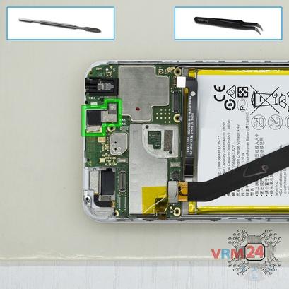 How to disassemble Huawei Honor 7A Pro, Step 13/1