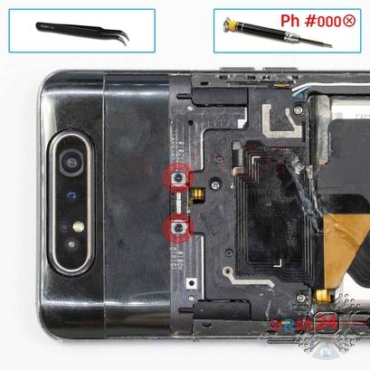 Como desmontar Samsung Galaxy A80 SM-A805, Passo 4/1