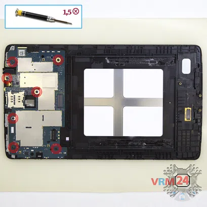 Cómo desmontar LG G Pad 8.0'' V490, Paso 8/1