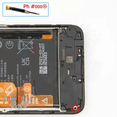 How to disassemble Honor X6, Step 12/1