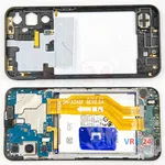 Cómo desmontar Samsung Galaxy A24 SM-A245, Paso 6/2