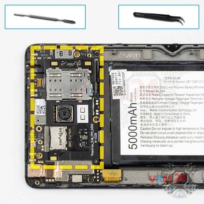 How to disassemble Lenovo Vibe P1, Step 8/1