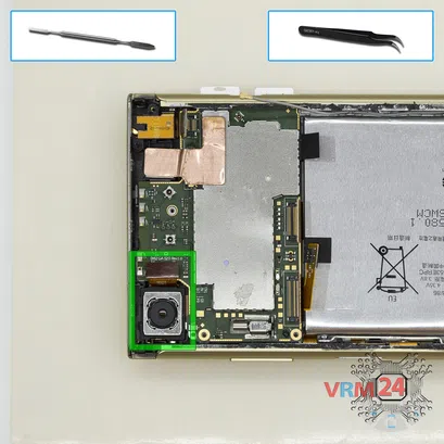 Cómo desmontar Sony Xperia XA1 Plus, Paso 11/1