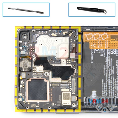How to disassemble Xiaomi Mi 10T Pro, Step 17/1